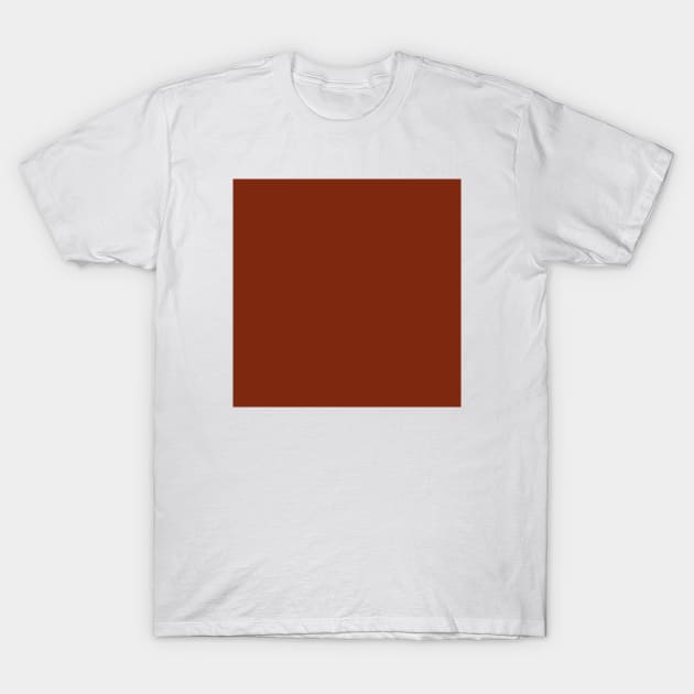 Brick Red, Solid Red T-Shirt by Gsallicat